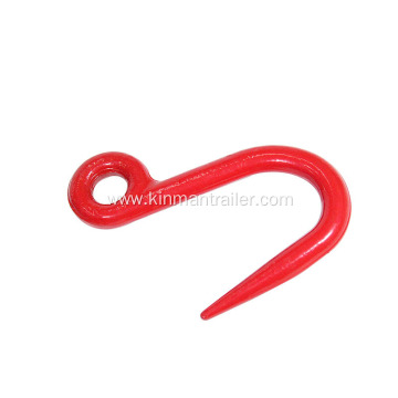 red paiting steel forged eye sickle grab hook